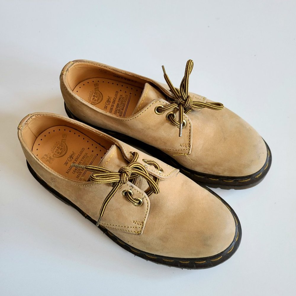 Dr. Martens The Original Made in England Air Cushion Sole suede lace up shoes. - Picture 8 of 9